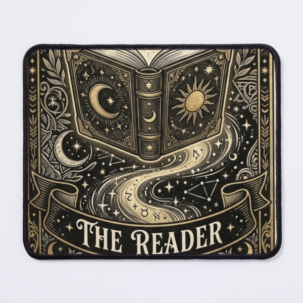 Item preview, The Reader Tarot Card - Mystical Introvert Book Club Aesthetic designed and sold by Retro Mood Co.