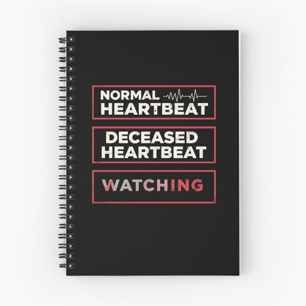 Item preview, Normal Heartbeat Deceased Heartbeat Watching Medical Healthcare Professional Humor designed and sold by RetroMini2026.