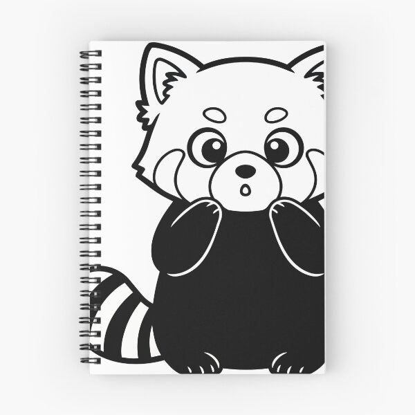 Item preview, Surprised Red Panda Vector Poster - Cute Kawaii Wildlife Illustration - Minimalist Forest Animal Art designed and sold by BestChoiceService.