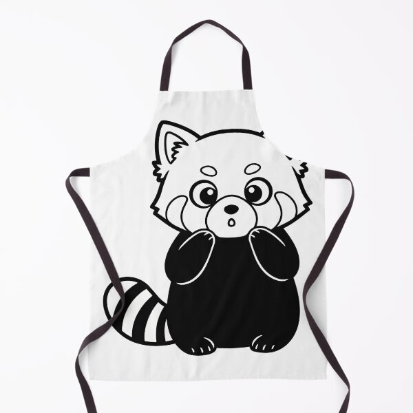 Item preview, Surprised Red Panda Vector Poster - Cute Kawaii Wildlife Illustration - Minimalist Forest Animal Art designed and sold by BestChoiceService.