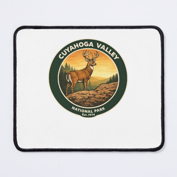 Item preview, Cuyahoga Valley National Park Est. 1974 Ohio Deer Wildlife Nature Explorer Hiker designed and sold by Simsimah26Parks.