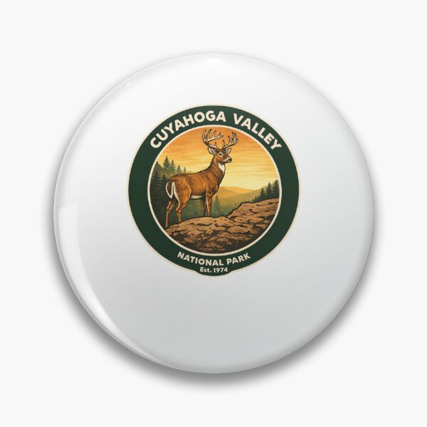 Item preview, Cuyahoga Valley National Park Est. 1974 Ohio Deer Wildlife Nature Explorer Hiker designed and sold by Simsimah26Parks.