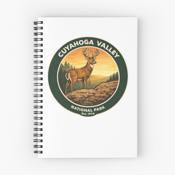 Item preview, Cuyahoga Valley National Park Est. 1974 Ohio Deer Wildlife Nature Explorer Hiker designed and sold by Simsimah26Parks.
