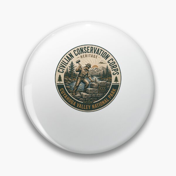 Item preview, Civilian Conservation Corps Heritage CCC Legacy Cuyahoga Valley National Park History Conservation designed and sold by Simsimah26Parks.