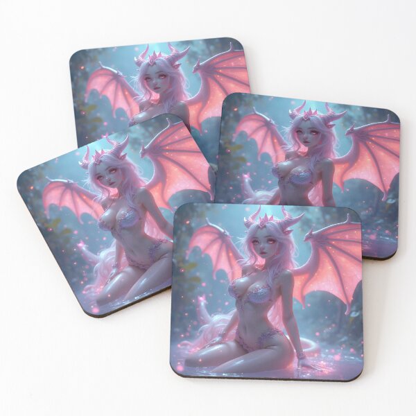 Item preview, Pink Dragon Girl designed and sold by GalleryBrisArt.