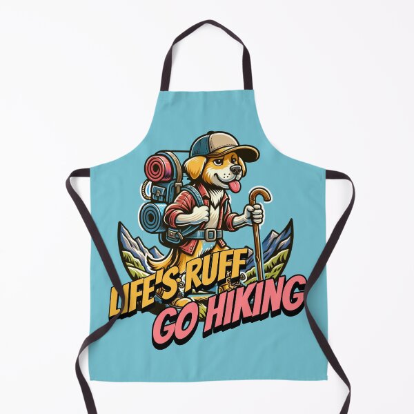 Item preview, Life’s Ruff Go Hiking Funny Hiking Dog Adventure Design designed and sold by Sachie's Studio.
