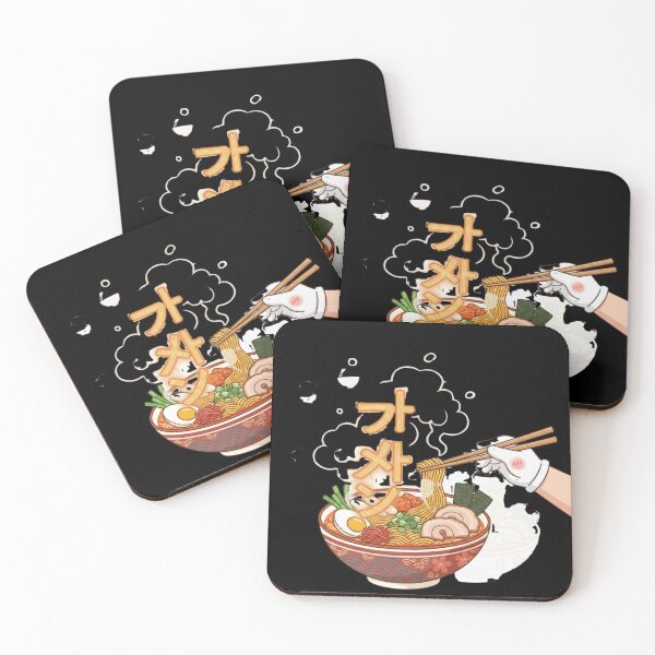 Item preview, Korean ramyeon bowl hangul noodles language food art Seoul learner gift  designed and sold by language-des.