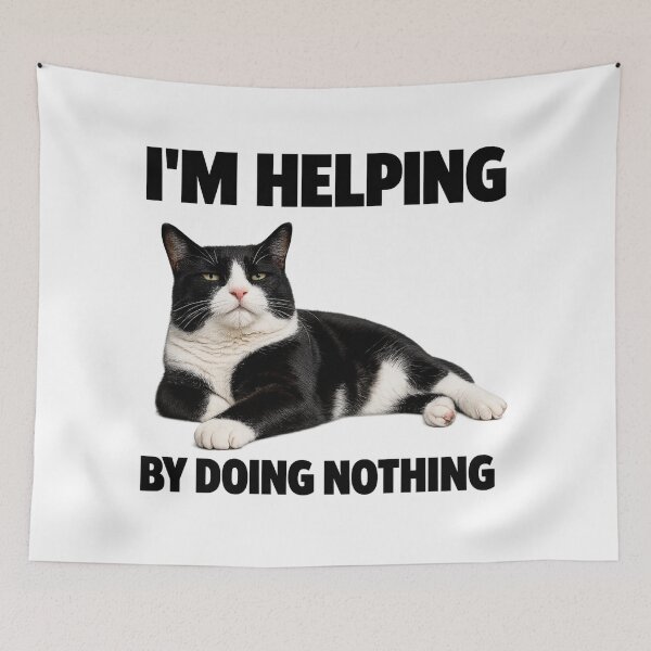 Item preview, Personal Space Cat Humor Design designed and sold by HippyRikky.