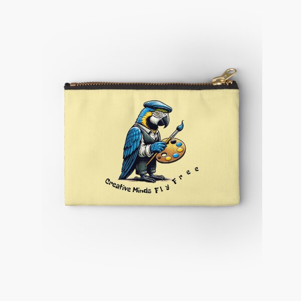 Item preview, Creative Minds Fly Free Artistic Parrot Painter Design designed and sold by Sachie's Studio.