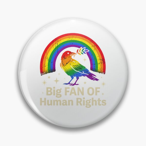 Item preview, Big fan of human rights designed and sold by VelvetEmberCA.