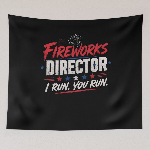 Item preview, Fireworks Director I Run You Run Funny Patriotic Fourth Of July designed and sold by RetroMini2026.