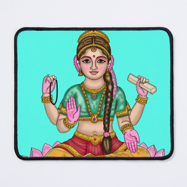 Item preview, Goddess Child Lalita Artwork | Divine Hindu Goddess Digital Illustration designed and sold by Harshit_Digital_Arts.
