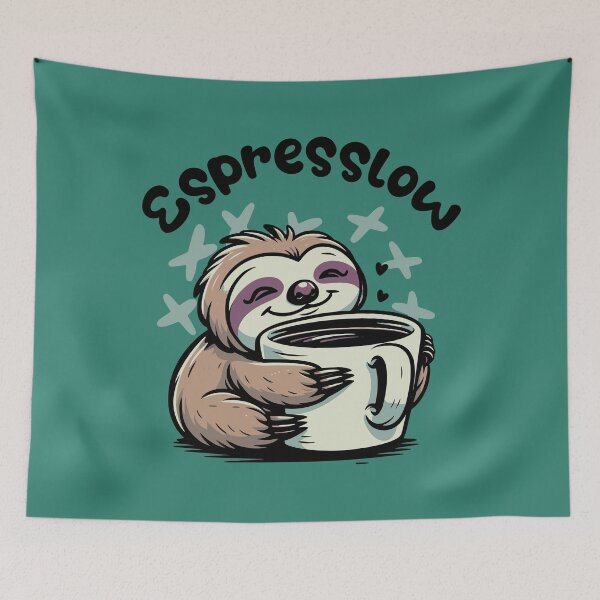 Item preview, Espresslow Cute Sloth Coffee Lover Cozy Design designed and sold by Sachie's Studio.