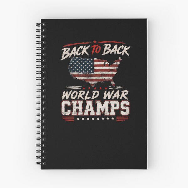 Item preview, Back To Back World War Champs American Patriot Military Veteran designed and sold by RetroMini2026.