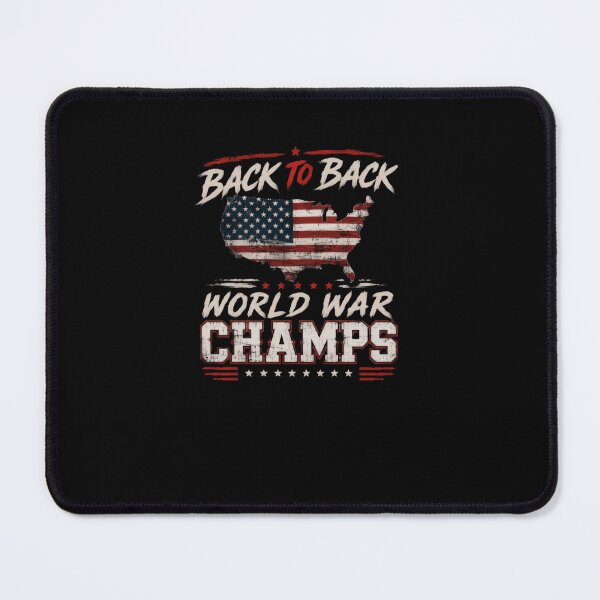 Item preview, Back To Back World War Champs American Patriot Military Veteran designed and sold by RetroMini2026.