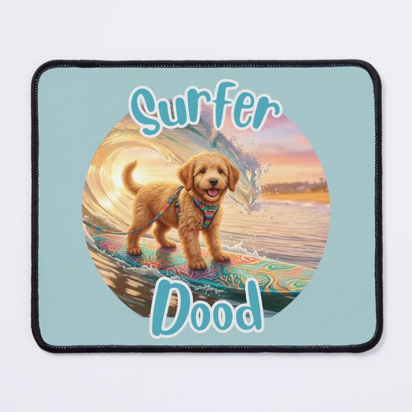 Item preview, Surfer Dood Livvy (round) designed and sold by Doodles Down South.