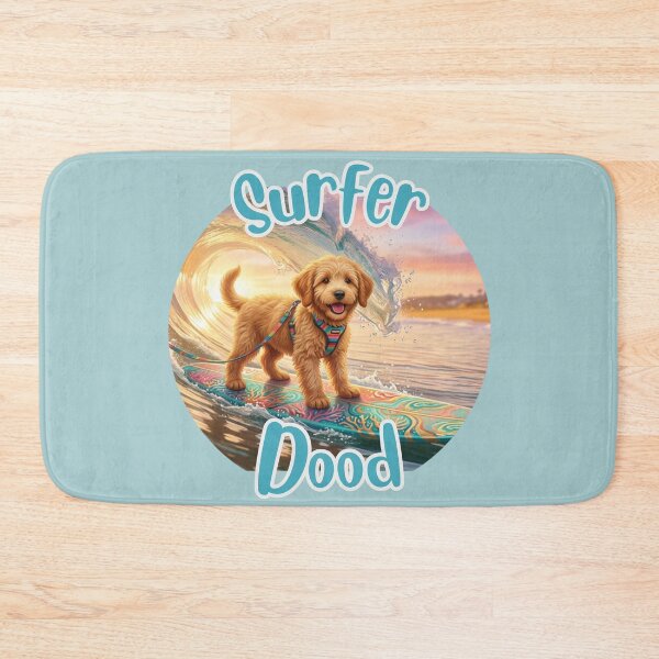 Item preview, Surfer Dood Livvy (round) designed and sold by Doodles Down South.