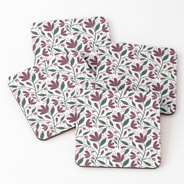 Item preview, Wine and Pink Floral designed and sold by eaprice19.
