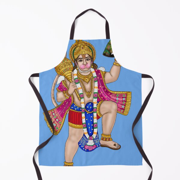 Item preview, Hanuman Carrying Mountain Artwork | Divine Hindu Digital Illustration designed and sold by Harshit_Digital_Arts.