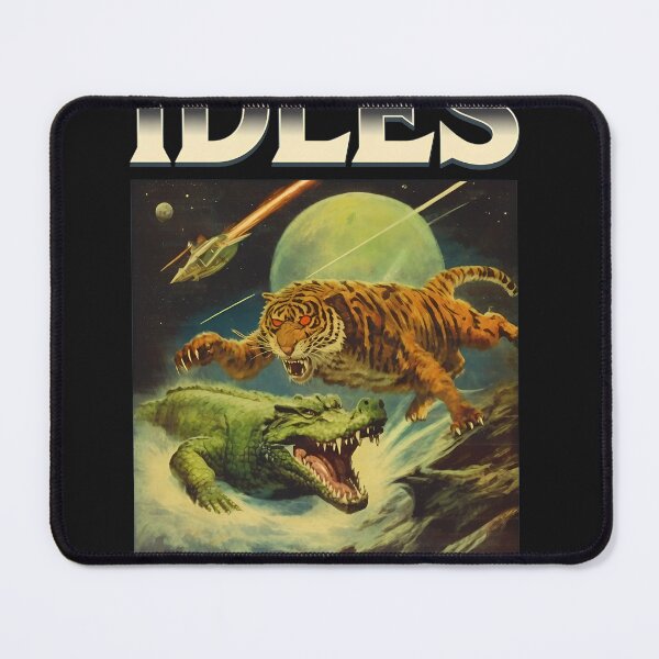 Item preview, IDLES Space Fight Retro Graphic designed and sold by ACIDO-BASICO.