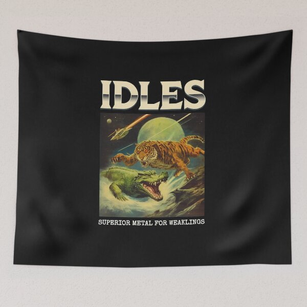 Item preview, IDLES Space Fight Retro Graphic designed and sold by ACIDO-BASICO.