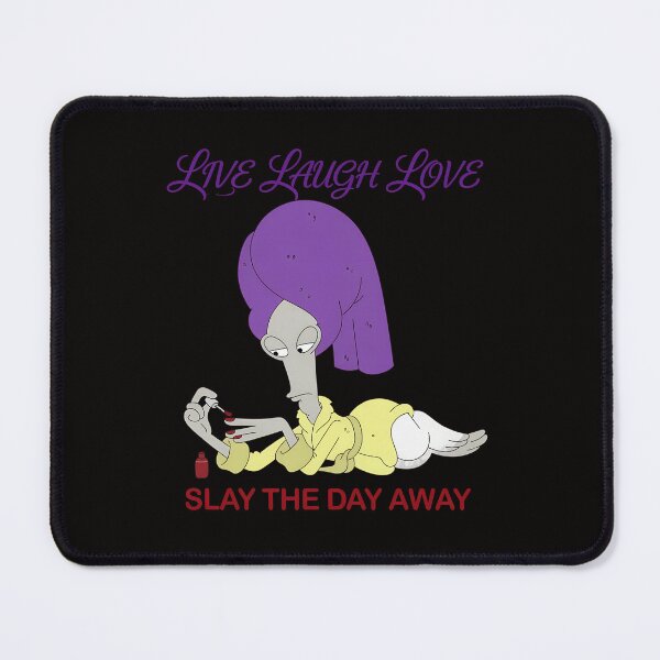 Item preview, Purple Haired Alien Lounging Fun Graphic designed and sold by EngineerFerris.