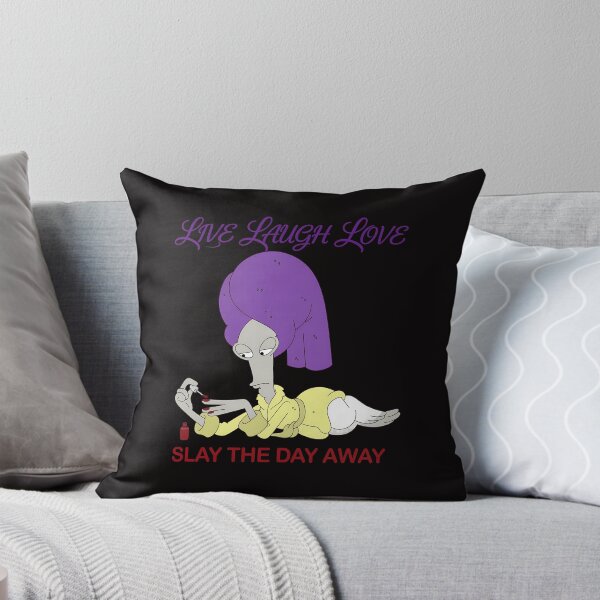 Item preview, Purple Haired Alien Lounging Fun Graphic designed and sold by EngineerFerris.