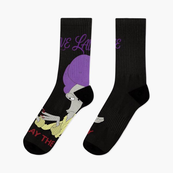 Item preview, Purple Haired Alien Lounging Fun Graphic designed and sold by EngineerFerris.