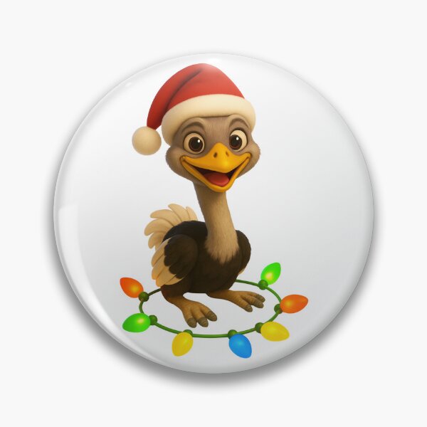 Item preview, Christmas Ostrich designed and sold by Sillytoe.