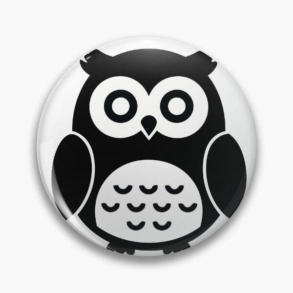 Item preview, Wise Owl Minimalist Vector Poster - Geometric Bird Silhouette Print - Modern Academic Mascot Art designed and sold by BestChoiceService.