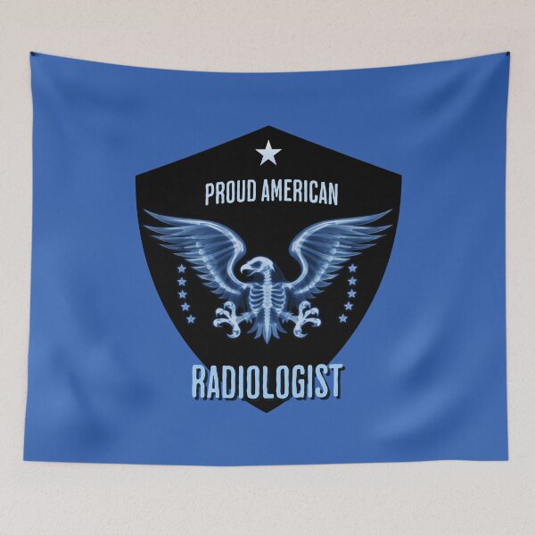 Item preview, Proud American Radiologist X-Ray Eagle Design | Patriotic Radiology Medical Art designed and sold by Sachie's Studio.