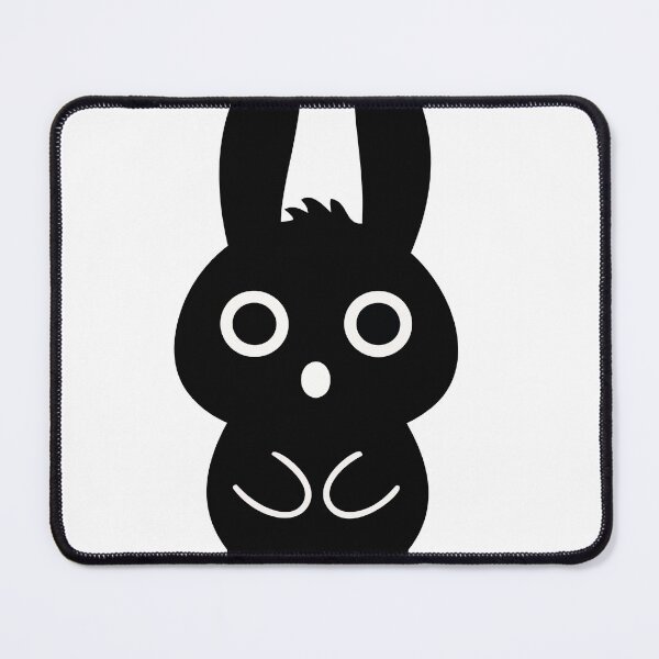 Item preview, Surprised Rabbit Minimalist Poster - Kawaii Bunny Silhouette Art - Cute Woodland Animal Icon Print designed and sold by BestChoiceService.