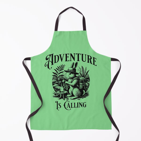 Item preview, Adventure Is Calling Bunny Camping Design | Vintage Woodland Rabbit Explorer Art designed and sold by Sachie's Studio.
