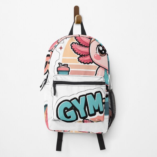 Item preview, Gym-A-Lotl Cute Axolotl Lifting Weights designed and sold by Digistore1221.