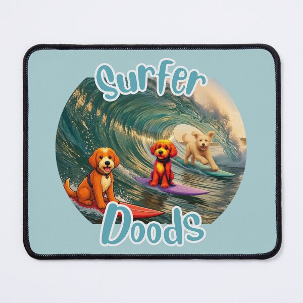 Item preview, Surfer Doods (round) designed and sold by Doodles Down South.