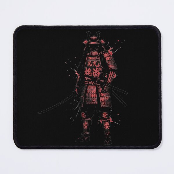 Item preview, Japanese samurai vocabulary silhouette kanji armor ink wash bushido language gift designed and sold by language-des.