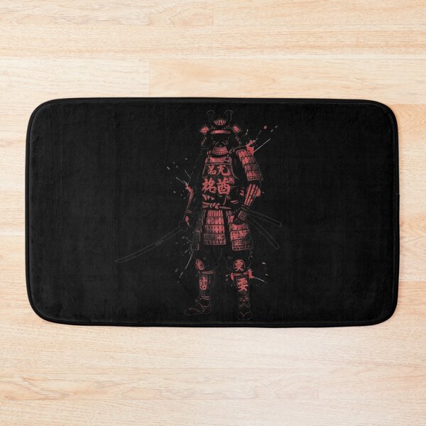 Item preview, Japanese samurai vocabulary silhouette kanji armor ink wash bushido language gift designed and sold by language-des.