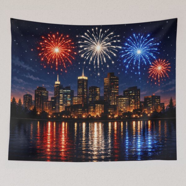 Item preview, 4th of July Night Reflection designed and sold by jgvisualarts.
