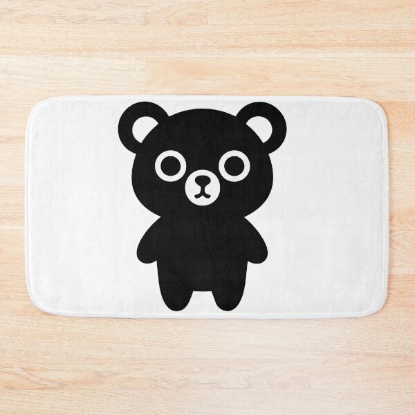 Item preview, Minimalist Teddy Bear Kawaii Poster - Cute Cub Silhouette Art - Simple Woodland Animal Icon Print designed and sold by BestChoiceService.