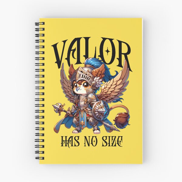 Item preview, Valor Has No Size Fantasy Bird Warrior | Cute Medieval Griffin Knight Design designed and sold by Sachie's Studio.