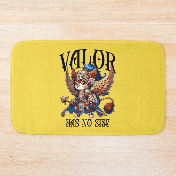 Item preview, Valor Has No Size Fantasy Bird Warrior | Cute Medieval Griffin Knight Design designed and sold by Sachie's Studio.