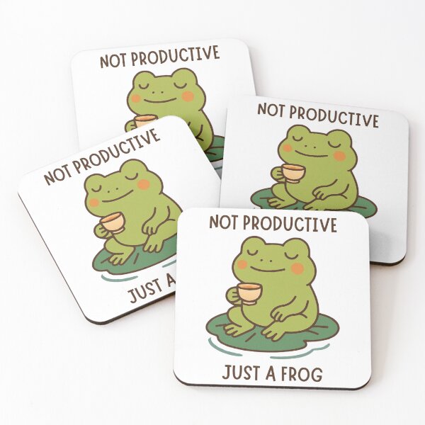 Item preview, NOT PRODUCTIVE, JUST A FROG designed and sold by meesara.