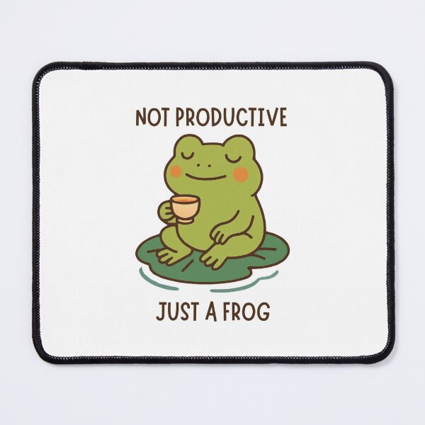 Item preview, NOT PRODUCTIVE, JUST A FROG designed and sold by meesara.