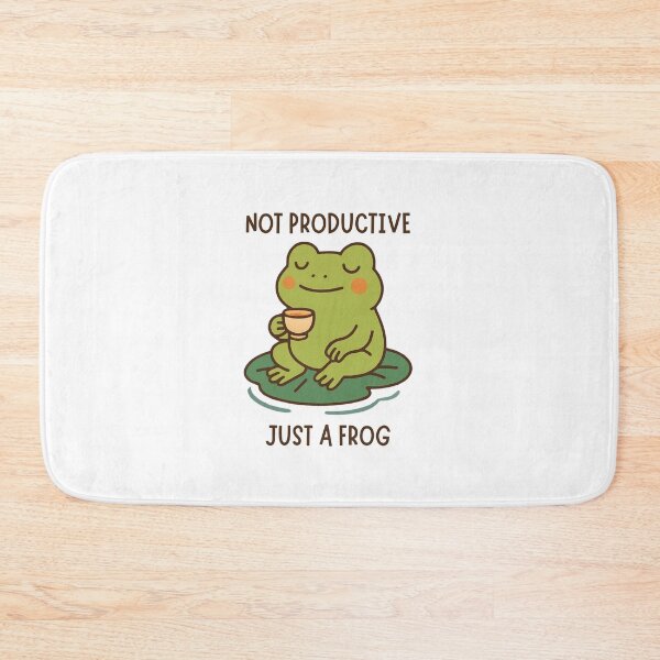 Item preview, NOT PRODUCTIVE, JUST A FROG designed and sold by meesara.