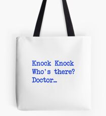 Knock-Knock 4 Tote Bag