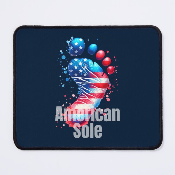 Item preview, American Sole Patriotic Footprint Design | USA Flag Podiatry Foot Art designed and sold by Sachie's Studio.