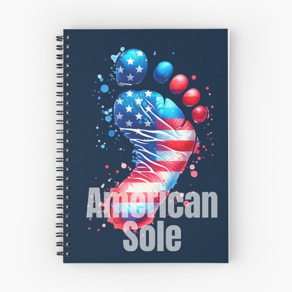 Item preview, American Sole Patriotic Footprint Design | USA Flag Podiatry Foot Art designed and sold by Sachie's Studio.