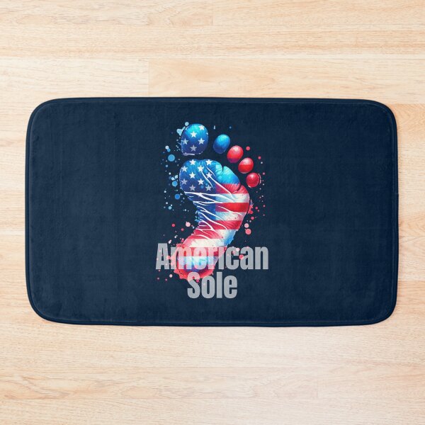 Item preview, American Sole Patriotic Footprint Design | USA Flag Podiatry Foot Art designed and sold by Sachie's Studio.