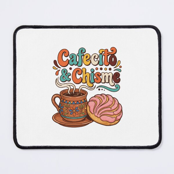 Item preview, Cafecito Con Chisme Vintage Barro Cup Concha Mexicana Pan Dulce designed and sold by PictoVibe.