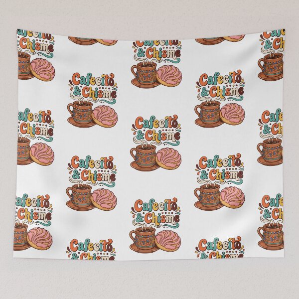Item preview, Cafecito Con Chisme Vintage Barro Cup Mexican Concha Pan Dulce designed and sold by PictoVibe.